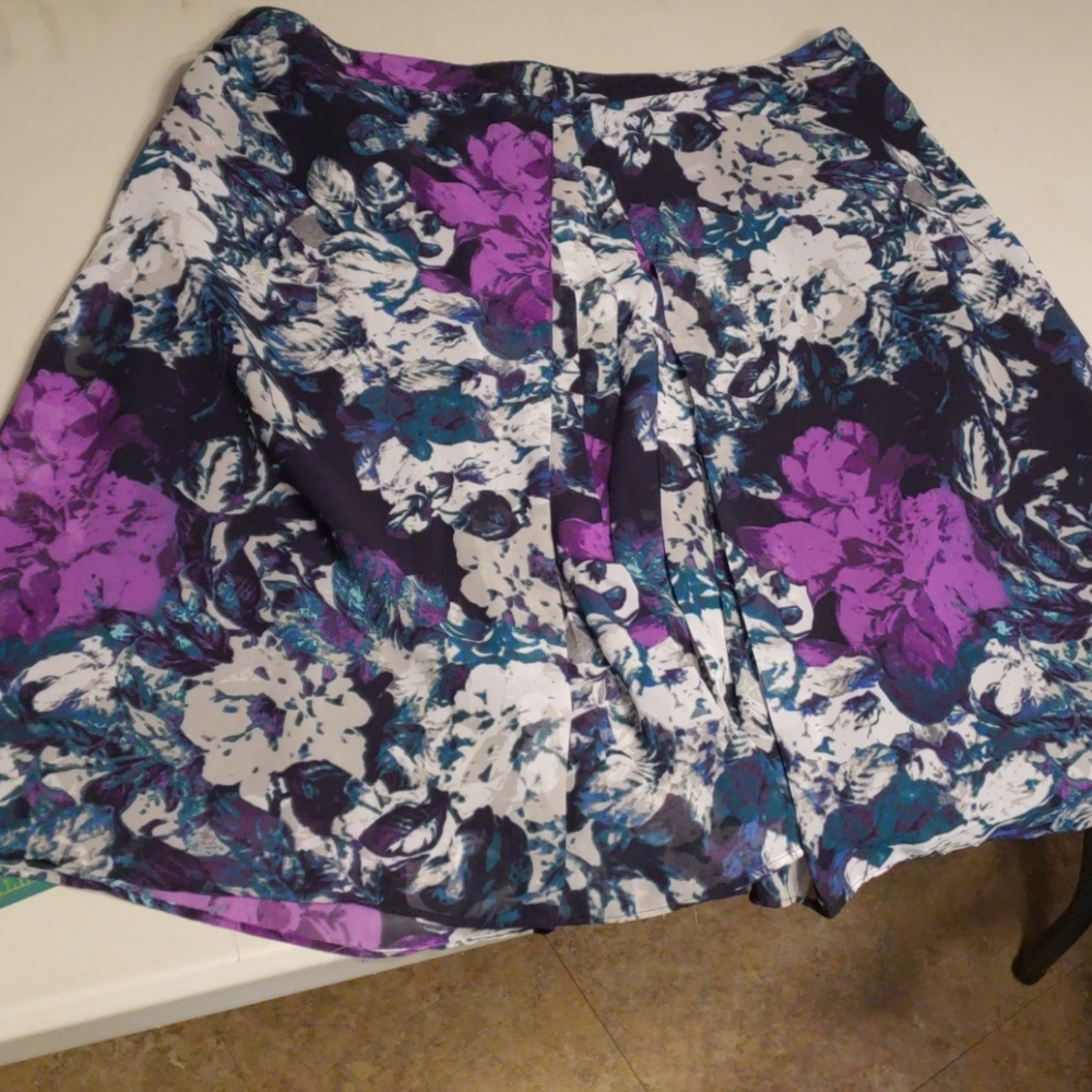 XXL women's floral skirt